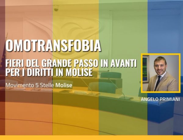 Omotransfobia: fieri del grande passo in avanti per i diritti in Molise