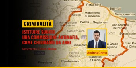 Criminalità: subito commissione Antimafia, come chiediamo da anni